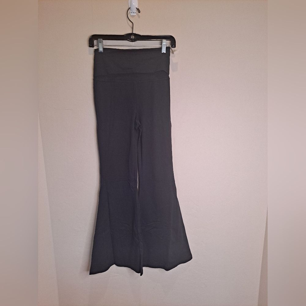 Black Aerie Super Flare Leggings (Size s short)